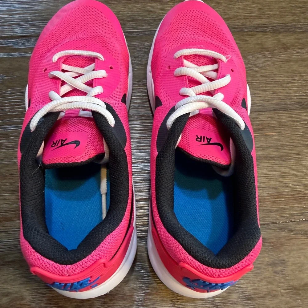 Nike Air Max Oketo Hyper Pink Black Kids‎ Running Shoes CK1755-600 Size 5.5Y